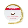 thumbnail image 2 of Simplicity Trim, Gold 1/2 inch Double Loop Gimp Trim Great for Apparel, Home Decorating, and Crafts, 4 Yards, 1 Each, 2 of 6