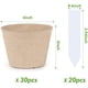 thumbnail image 2 of Macetas de Turba, 30 Macetas de Inicio de Semillas de 3 Pulgadas, Maceta Redonda para Vivero, Macetas Biodegradables con 20 Etiquetas de Plantas Adicionales, 2 of 5