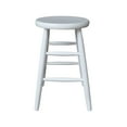 thumbnail image 2 of International Concepts Scooped Seat Dining Stool 24 Inch Seat Height, 2 of 7