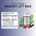 thumbnail image 4 of (3 Pack) Memory Lift Max Supplement, MemoryLift Nootropic Pills (180 Capsules), 4 of 9