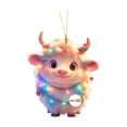 thumbnail image 2 of BOBOMOTI Valentines Day Decorations Sweet Rose Calf Ornaments for Xmas Valentine Tree Valentine’s Day Decor, 2 of 6