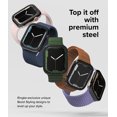 thumbnail image 5 of Ringke Bezel Styling Compatible with Apple Watch 9 / 8 / 7 45mm, Apple Watch SE / 6 / 5 / 4 44mm, Adhesive Frame Ring Cover Anti Scratch [Stainless Steel] Protection - Black (45-51), 5 of 11