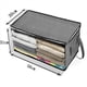 thumbnail image 4 of 6PCS Organizador para EdredóN Armario Caja PortáTil Plegable Contenedores Apilables para Ropa Mantas Caja No Tejida de Almacenamiento Caja de Recogida-Gris, 4 of 5