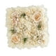 thumbnail image 5 of Panel de pared con flores artificiales, paneles decorativos de flores de seda, tapete floral de rosas champán, 5 of 9