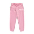 thumbnail image 4 of YuYuBao Toddler Girls Outfits Sets Valentine's Day Solid Color Long Sleeve Hoodies And Sweatpants Child Girls Two Piece Sets, 4 of 5