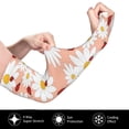 thumbnail image 3 of Fotbe Daisy and Ladybug UV Sun Protection Arm Sleeves - Tattoo Cover Up - Basketball Arm Sleeve UPF 50 Cooling for Men Women, 3 of 8