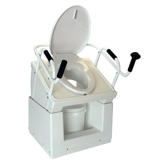 POWERED LIFT COMMODE CHAIR