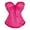 Z1 Hot Pink, variant on Tops For Women Bustier Shapewear Lace Waist Push Up Bodysuit,Color:Light Pink