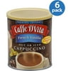 Caffe D'Vita French Vanilla Premium Instant Cappuccino Mix, 16 oz, (Pack of 6)