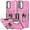 Pink, variant on HCTian Case for Galaxy A03S Case, Samsung A03S SM-A037U Case, Heavy Duty Kickstand Holder Built-in Magnetic Car Mount Shockproof Camera Protective Phone Cover for Samsung Galaxy A03S