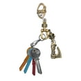 thumbnail image 6 of KYLINK Skull Rare Biker EDC Keychain Droid Drone Carabiner Key Ring, 6 of 7