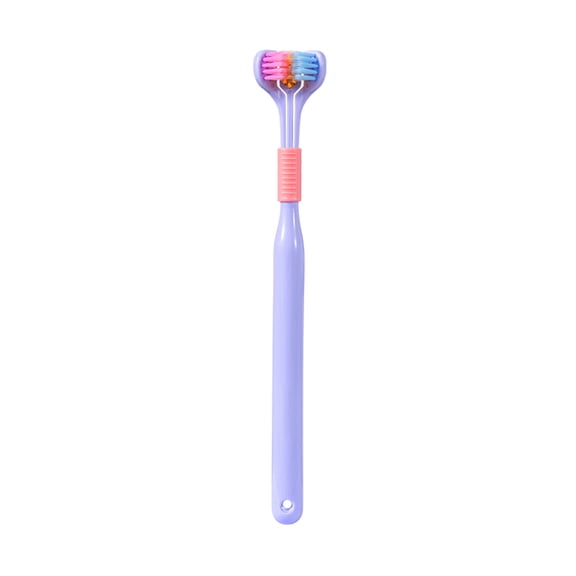 Seitruly Cepillos de de pelo para adultos de 3 lados para en el hogar, Hotel, viaje, cepillo de para hombres y mujeres, Cuerpo del baño Azul Seitruly CE014025-04B