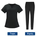 thumbnail image 2 of Uniforme de Trabajo Yuyangstore para Enfermera Yoga Jogger Negro L, 2 of 7