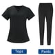 thumbnail image 2 of Uniforme de Trabajo Yuyangstore para Enfermera Yoga Jogger Negro L, 2 of 7