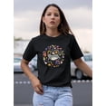 thumbnail image 2 of Cool Cats Collection C T-Shirt Women -June Erica Vess Designs, Female x-Large, 2 of 4