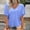 *Blue, variant on ClodeEU Womens Oversized V Neck Short Sleeve T Shirts,Loose Fit Summer Casual Trendy Y2K Plain Tees Blue,Womens Plus S
