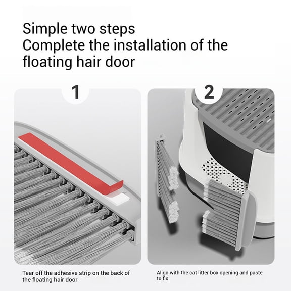 Cat Litter Floating Hair Removal Door Universal Pet Grooming Tool Efficiently Shedding For Improved Home