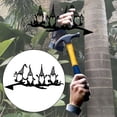 thumbnail image 2 of Rama de hierro enanos decoración gnómos jardín Metal patio arte ahueca silueta jardín estatua guarda de jardín al aire libre césped Macarena Estatua de siluetas de gnomos, 2 of 6