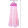 thumbnail image 2 of Costway Elegant Lace Bed Mosquito Netting Mesh Canopy Princess Round Dome Bedding Net, 2 of 10
