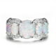 thumbnail image 5 of Sonducket Anillo gran piedra ovalada moda encanto joyería dedo accesorios Iris piedra de nacimiento mujeres boda compromiso propuesta Accesorios de disfraces Blanco 5 # Sonducket AP014923-01, 5 of 6