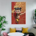 thumbnail image 6 of Anime Ne Zha Poster Print 2 (4) Canvas Art Poster and Wall Art Picture Print Modern Family bedroom Decor Posters 24x36inch(60x90cm), 6 of 6