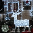 thumbnail image 6 of Fairy Lights Plug in with Remote, 33FT 100 LED Outdoor Waterproof String Lights with Timer and 8 Modes, for Indoor Bedroom Patio Garden Wedding Decor, Cool White, 6 of 8