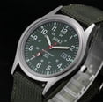 thumbnail image 1 of Reloj de cuarzo para hombre, reloj de pulsera deportivo de acero inoxidable con fecha militar para hombre, reloj de cuarzo, 1 of 5
