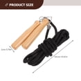 thumbnail image 2 of 3Pack Jump Rope for Exercise Non-Slip Grip 142x0.79in Black, 2 of 8