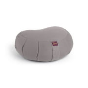 Zafu Cushion - Crescent/Heart Shape Cotton Filled - 1pc - Yogavni (Grey)