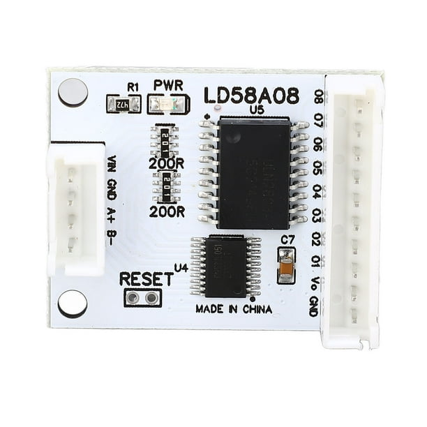 Módulo de controlador R PWM, 8 canales RS485 a canal DO Tablero de control Módulo de control PWM de canal Grado profesional NikouMX herramienta