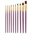 thumbnail image 4 of 20pcs Painting Brush Pens Nylon Brush Oil Paint Acrylic Paint Brushes Drawing Brushes Art Painting Tools (Blue + Purple), 4 of 4