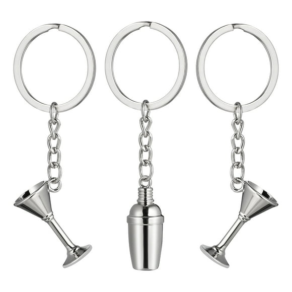 3 PCS Shaker Keychain Cubilet Clave Colgantes Shaker Modeling Key Anillos Bolsa Colgantes
