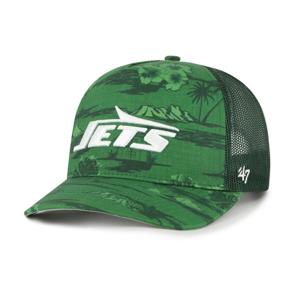 Men's '47  Green New York Jets Fiji Trucker Adjustable Hat