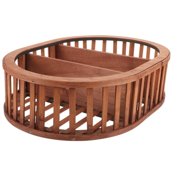 OUNONA  Wall Storage Rack Background Display Shelf Home Decoration Hanging Ornaments