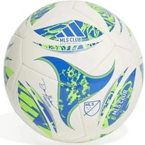 Adidas MLS Size 5 Club Sports Ball - White: Butyl Bladder TPU Shell Soccer Ball