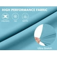 thumbnail image 7 of Little Donkey Andy Men's Workout Running Shorts Lightweight Athletic Shorts, Quick Dry, Breathable Shorts with Mesh Liner Milky Blue M, 7 of 7