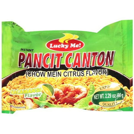 Lucky Me Chow Mein Citrus Flavor Pancit Canton, 2.29 oz - Walmart.com