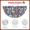 thumbnail image 3 of Goofa The Nightmare Before Christmas Pattern Christmas Tree Skirt with Ties, Christmas Tree Decorations, Farmhouse Christmas Decor Xmas Holiday Decorations-48", 3 of 6