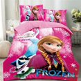 thumbnail image 1 of Disney Rapunzel Cinderella Princess Kids Girls Bedding Set Duvet Cover Bed Sheet Pillow Cases Twin Single Size Drop ShippingSingle(3pcs) Gao Jinjia LED, 1 of 2