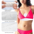 thumbnail image 3 of 3 almohadillas absorbentes de sudor para debajo del pecho, reutilizables y lavables, de algodón, para el control de olores, que absorben la humedad., 3 of 8