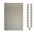 thumbnail image 1 of Furnish My Place Union Indoor/Outdoor Commercial Beige Color Rug, Pet-Friendly, Home Decor Commercial Rug for Living Room, Bedroom, Wedding, Event, Made in USA, 2' x 4' Rectangle - Set of 20, 1 of 5