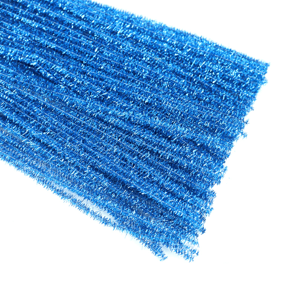 CCOCC 100Pcs Pipe Cleaners Craft,Multiple Packaging Options Available Brown Pipe Cleaners,Fun and Engaging for Kids Craft Stationery,Blue