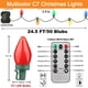 thumbnail image 2 of Luces navideñas Supernoor 50 LED C7 con pilas, 2 of 8