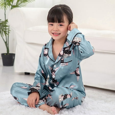 

Baby clothes for girls Toddler Baby Boys Girls Cartoon Rabbit Tops+Pants Pajamas Sleepwear Outfits CHMORA