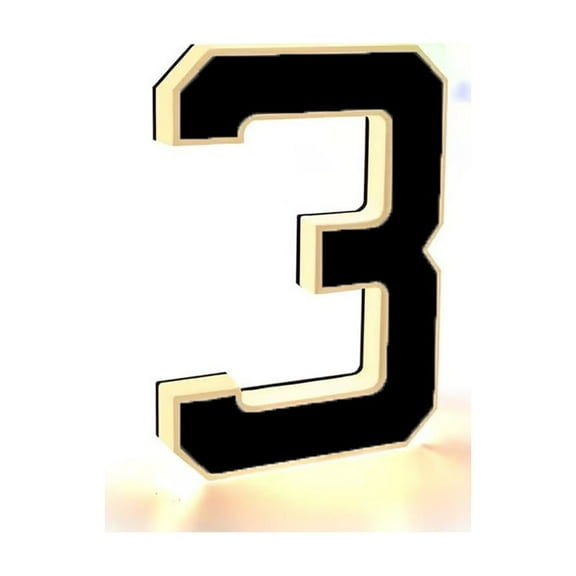 COOLHOOD Lighted House Numbers for Outside, 2026 New Waterproof Illuminated Address Numbers Sign, Modern LED Light up Backlit Ho