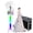 White, variant on 15.6 inch Photo Booth Machine with Soft-Light Umbrella Selfie Portable Touch Screen Photobooth with RGB Light,Sharing Station Photo Booth for Events