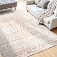 thumbnail image 1 of VEVOR Large Area Rug 5 x 8 ft Anti-Skid and Tear-Resistant Floor Mat Modern Beige, 1 of 9