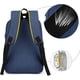 thumbnail image 2 of Business Backpack, Travel Bag, 39.6 cm (15.6 inch) Laptop Backpack, Work Backpack for College with USB Port, Light Grey, 30 x 13 x 44 cm, 2 of 5