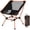 Orange, variant on Ultralight Folding Camping Chair  Heavy Duty Portable Compact For Outdoor Camp Travel Beach Picnic Festival Hiking Lightweight Backpacking (black)