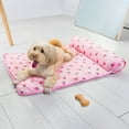 thumbnail image 4 of Dog Cooling Mat, Summer Pet Ice Mat Dog Mat Ice Silk Mat Cool Mat Pet Supplies, Cooling Mat for Dogs Self Cooling Pad(D, 15.7x23.6in), 4 of 6